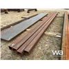 Image 1 : (4) HSS 4X4X3/8"  24 FT. LENGTH STEEL TUBING