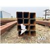 Image 5 : (12) PCS HSS 3X3X1/4"  40 FT. LENGTH STEEL TUBING