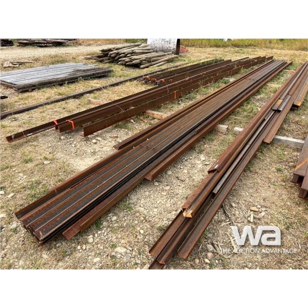 (15) PCS 2 1/2"X3/8" X 40 FT. ANGLE IRON STEEL