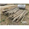 Image 2 : TREATED WOOD FENCE POSTS