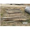 Image 3 : TREATED WOOD FENCE POSTS