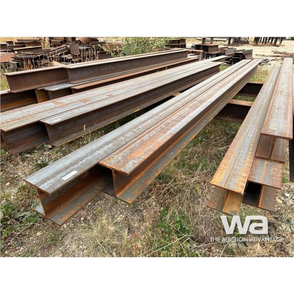 (2) PCS 8X31  18.5 FT. LENGTH  I-BEAM