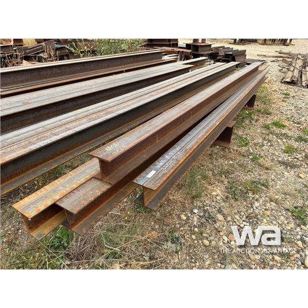 (4) W6X15  14-18 FT,(1) W6X20  14 FT. I-BEAM