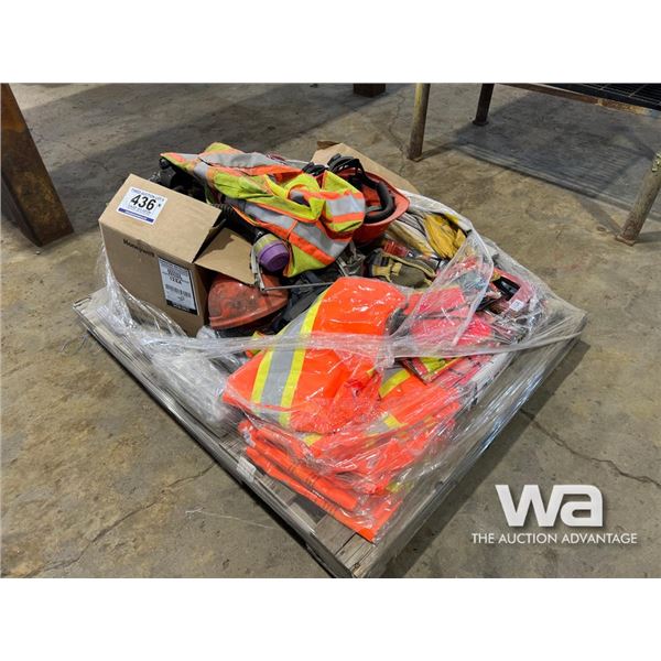 PALLET OF MISC. SAFETY ITEMS