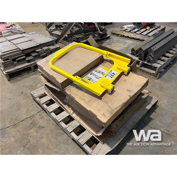 YELLOW STEEL BARRIER DOORS