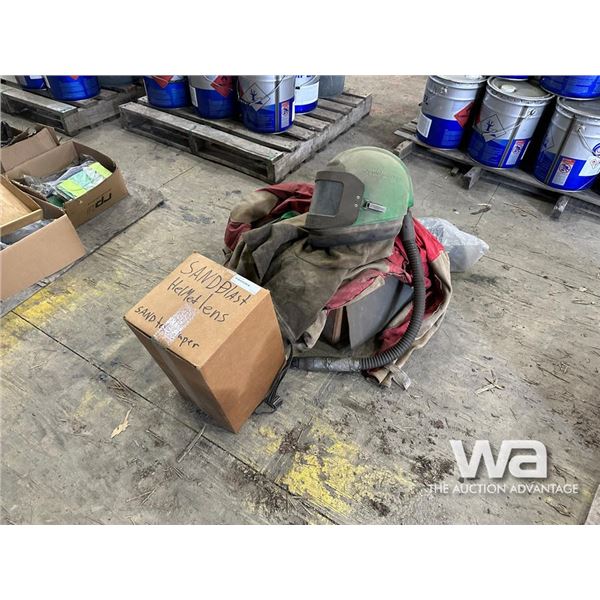 SAND BLASTING HELMENT & SUIT