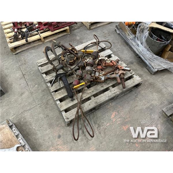PIPE CRADLE, PIPE GRAPPLE, GREASE GUN
