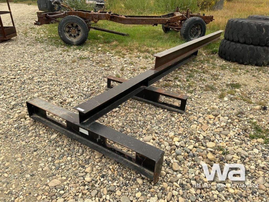 CUSTOM FORKLIFT I-BEAM JIB BOOM - Weaver Bros. Auctions Ltd.