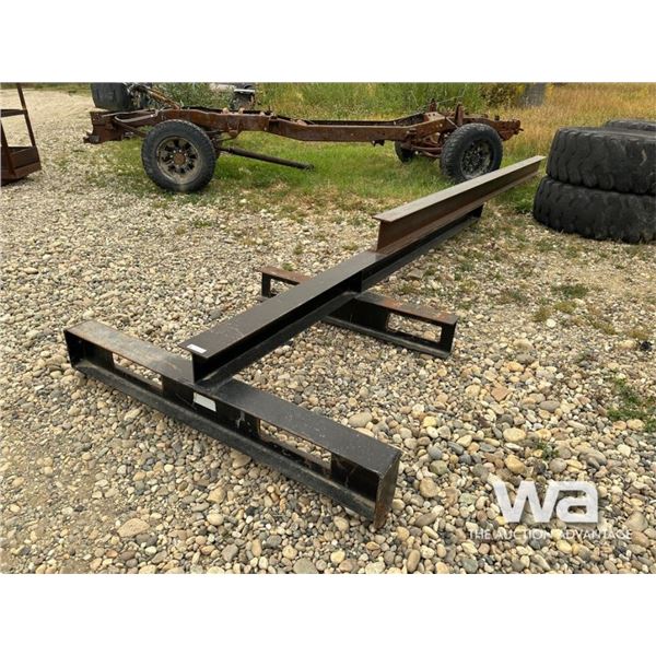 CUSTOM FORKLIFT  I-BEAM JIB BOOM