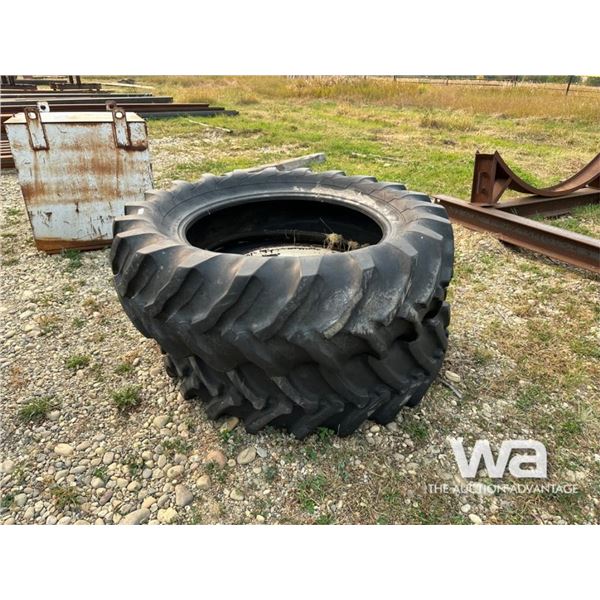 (2) TIRES, 1 WITH RIM