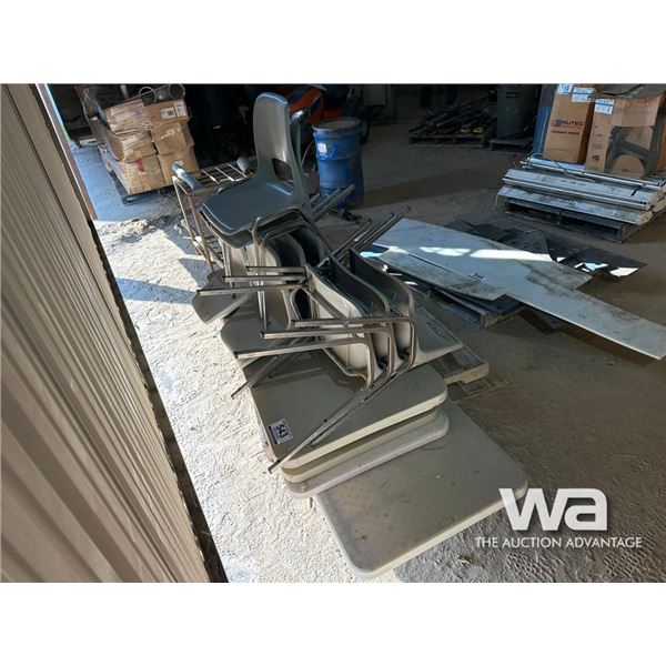 QTY OF PLASTIC TABLES & CHAIRS
