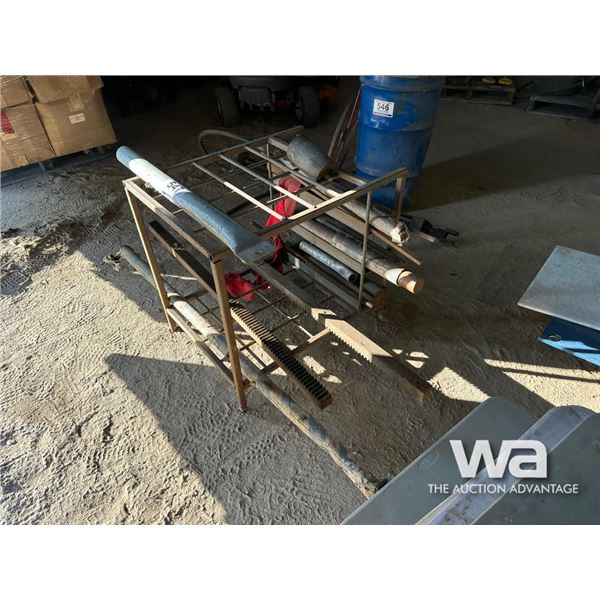 STEEL RAKE, RAM RODS, MISC. STEEL