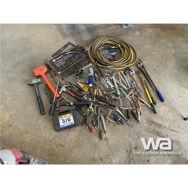 HAND TOOLS, HAMMERS, WRENCHES, AIR HOSES