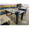 Image 2 : 4 X 8 FT. STEEL WELDING TABLE W/VICE