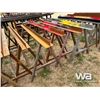 Image 3 : (4) COLORED SAW HORSE STEEL RACKS