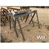 Image 2 : (2) SAW HORSE STEEL RACKS