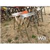 Image 2 : (2) SAW HORSE STEEL RACKS