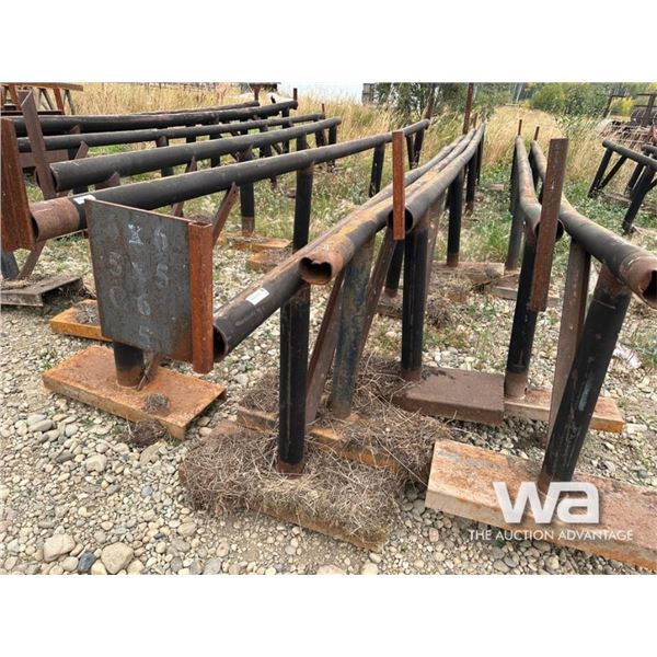 (3) PIPE STEEL RACKS