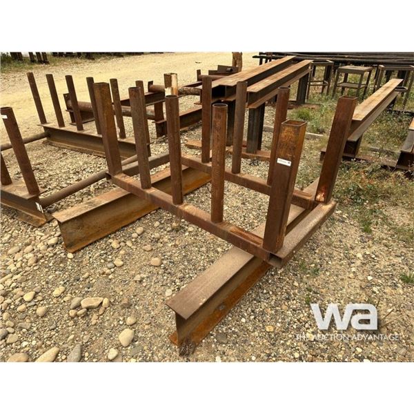 STEEL RACK WITH I-BEAM BASE