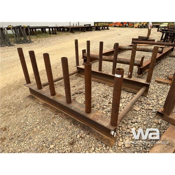 STEEL RACK WITH I-BEAM BASE