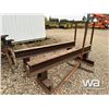 Image 3 : (2) I-BEAM 8 FT. STEEL STANDS