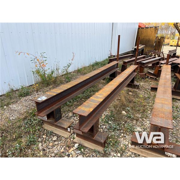 (2) I-BEAM STEEL STANDS