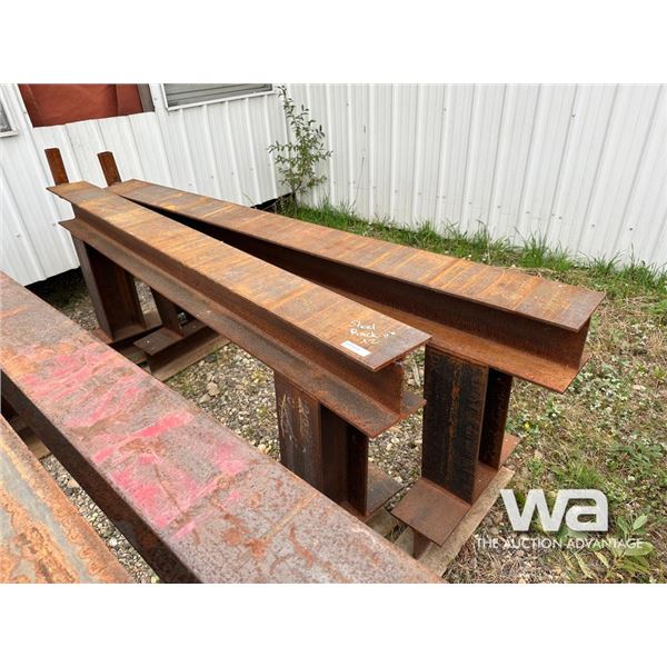 (2) I-BEAM STEEL RACKS