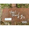 Image 4 : (2) I-BEAM 8 FT. STEEL STANDS