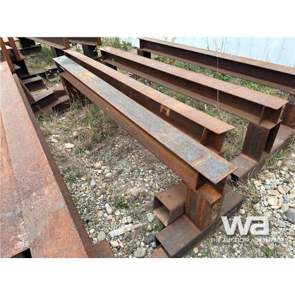 (2) I-BEAM 8 FT. STEEL STANDS