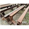 Image 2 : (2) I-BEAM 8 FT. STEEL STANDS