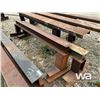 Image 3 : (2) I-BEAM 8 FT. STEEL STANDS