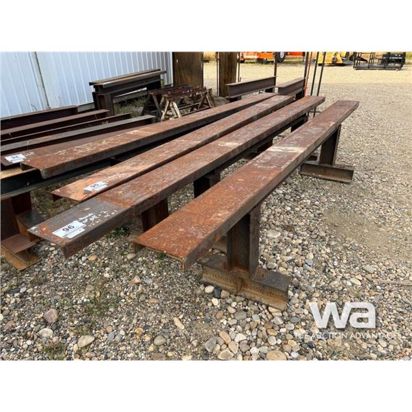 (2) CHANNEL STEEL STANDS