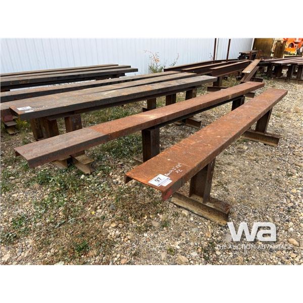 (2) CHANNEL STEEL STANDS