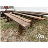 Image 2 : (3) 12'X12 FT. CHANNEL TOP WORK BENCHES