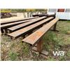 Image 2 : (3) 12'X12 FT. CHANNEL TOP WORK BENCHES