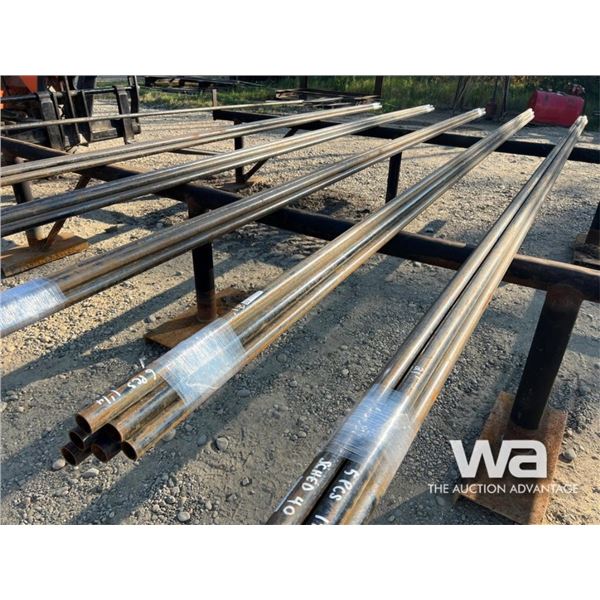 (6) SCHED 40   1 1/4"  21 FT. LENGTHS