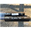 Image 3 : (5) SCHED 40   1 1/4"  21 FT. LENGTHS