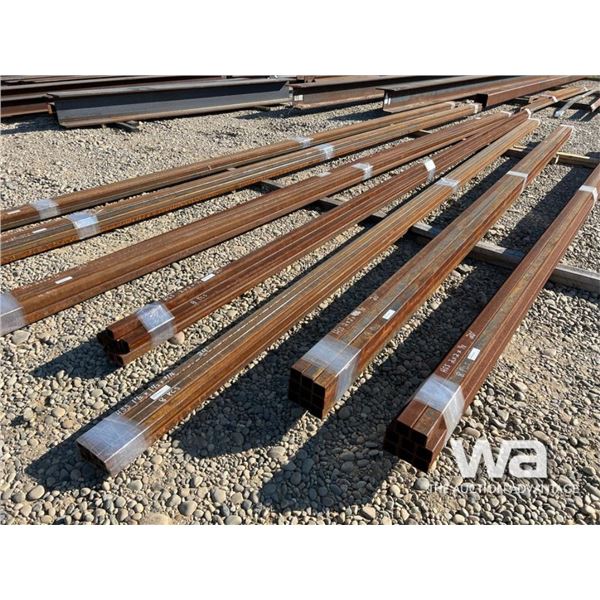 (8) HSS 1 1/2"X 1 1/2" X 3/16  24 FT. LENGTHS