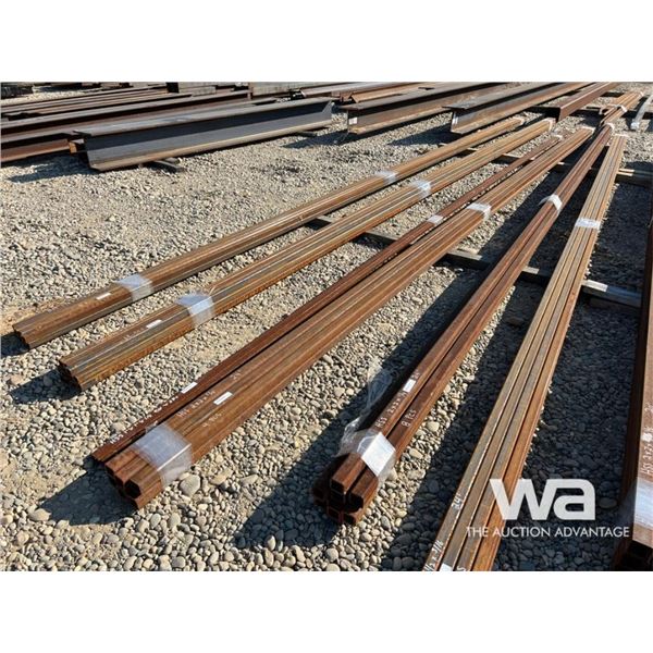 (9) PCS HSS 2"X2"X1/4"  24 FT. LENGTHS