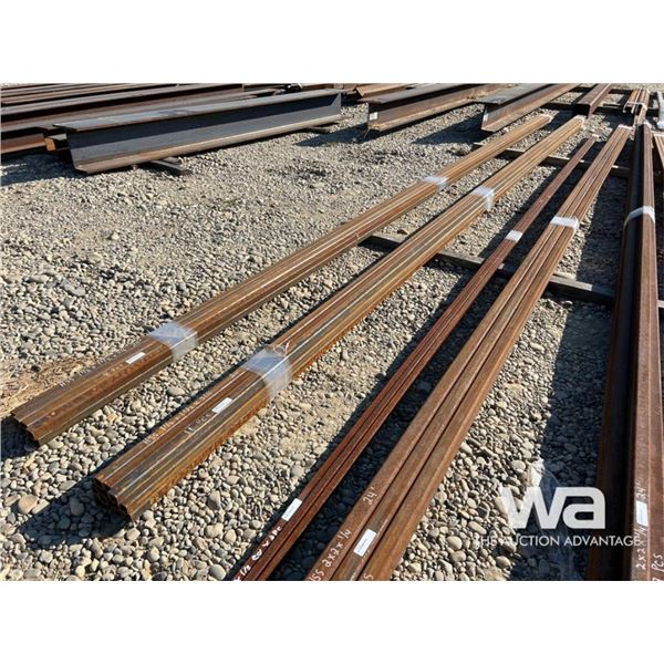 (11) PCS 1 1/2" X 1 1/2" X 316  24 FT. LENGTHS