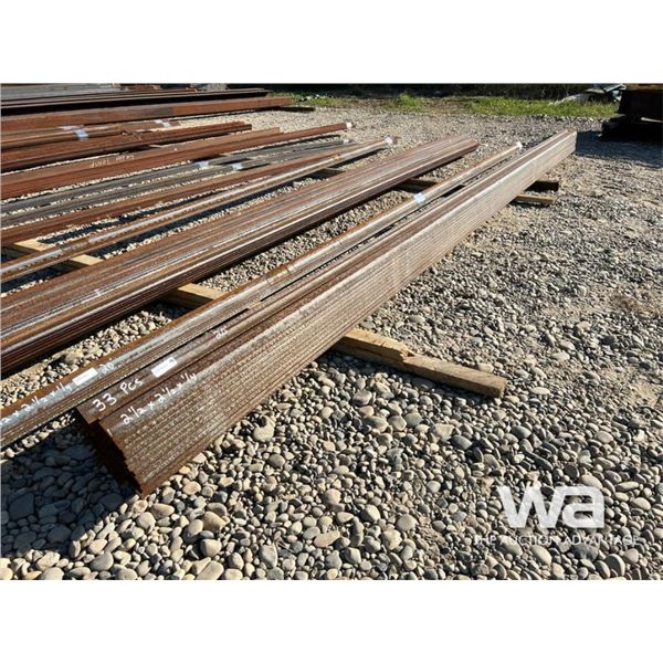 (33) PCS 2 1/2"X 21/2" X 1/4"  20 FT. LENGTHS