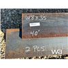 Image 3 : (2) W8X35  40 FT. LENGTHS