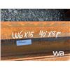 Image 3 : (8) PCS W6X15  40 FT. LENGTHS