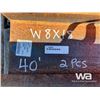 Image 3 : (2) W8X18  40 FT. LENGTHS