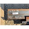 Image 3 : (4) W8X18  40 FT. LENGTHS