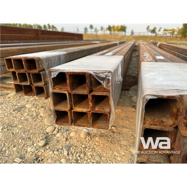 (9) PCS  HSS 2X2X3/16"  20 FT. LENGTH