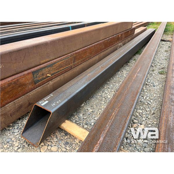 HSS 10X10X1/4" 19 FT LENGTH STEEL TUBING