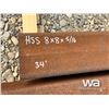 Image 3 : (2) HSS 8X8X1/4"&5/16" 34-40 FT. LENGTH TUBING