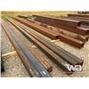 Image 3 : (3) HSS 6X6X1/4"   48 FT. LENGTH STEEL TUBING