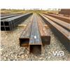 Image 4 : (3) HSS 6X6X1/4"  28,33,39 FT. LENGTH STEEL TUBING